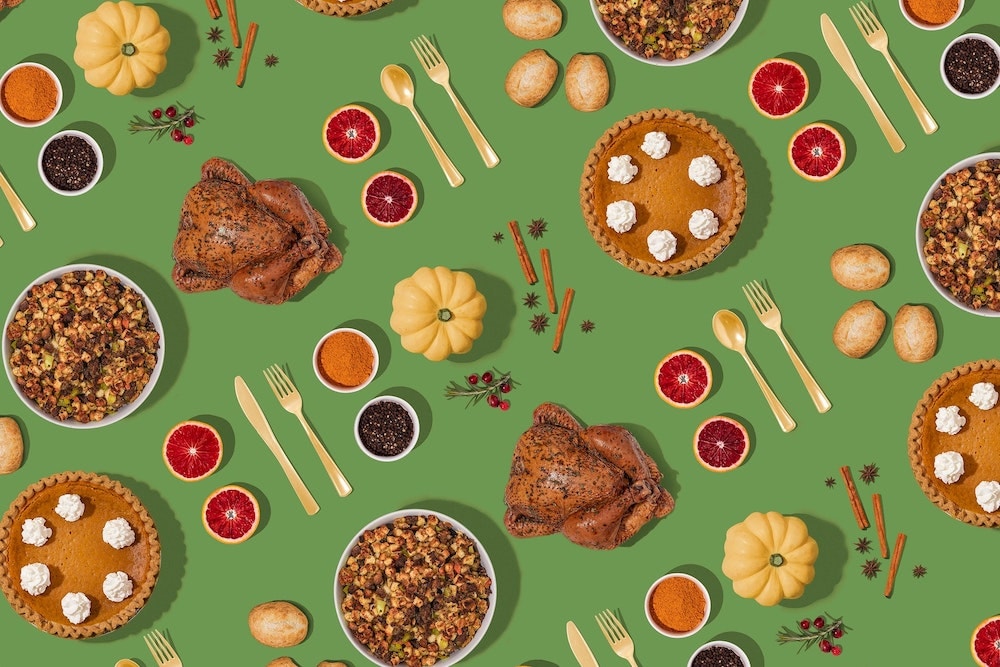 thanksgiving food wallpaper - holiday heartburn